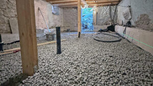 Renovating historic floors and basements